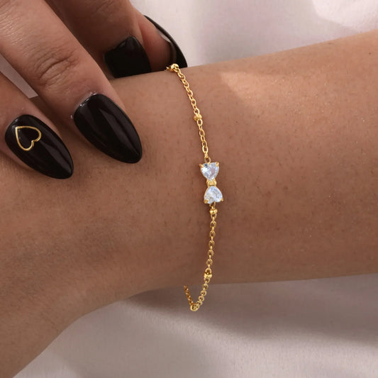 Elegant glittrande kristallarmband