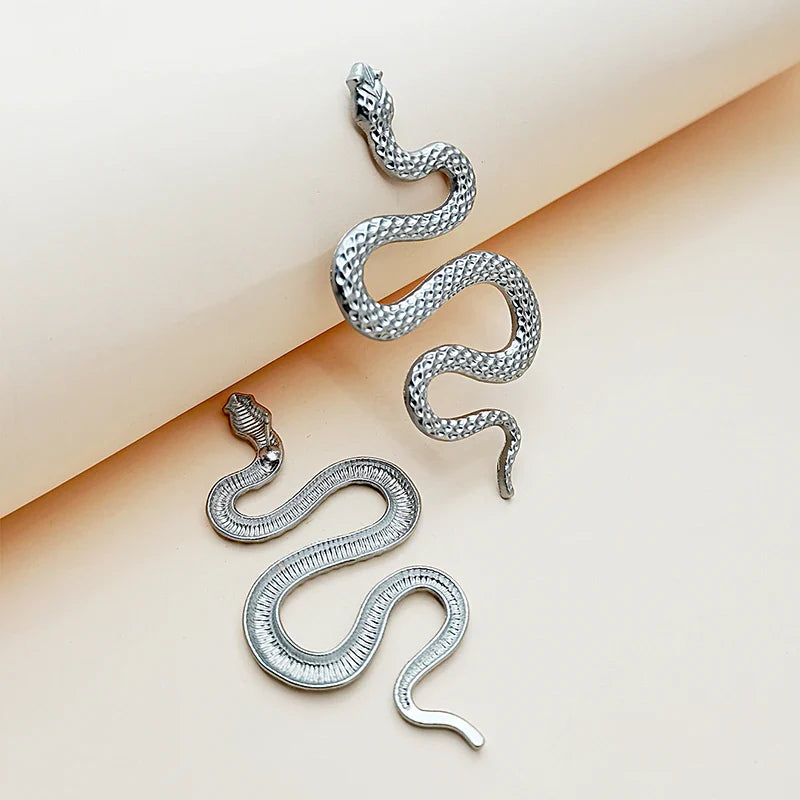 Bergqvist™ | Exaggerated Gold Snake Earrings