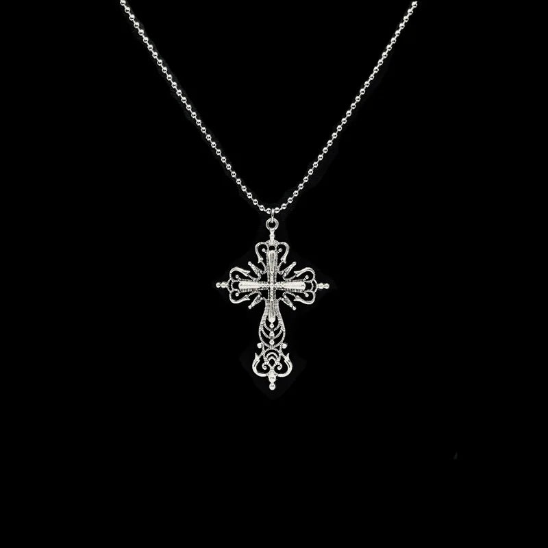 Bergqvist™ | Gothic Large Zircon Cross Pendant Necklace