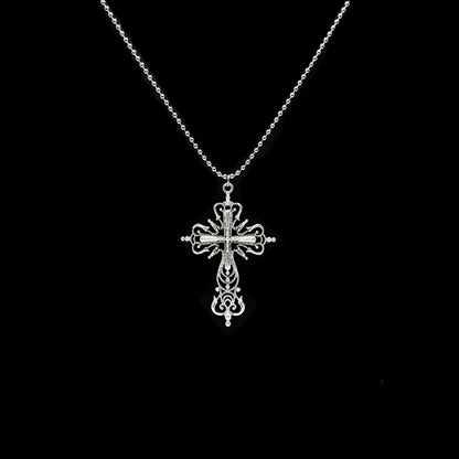 Bergqvist™ | Gothic Large Zircon Cross Pendant Necklace