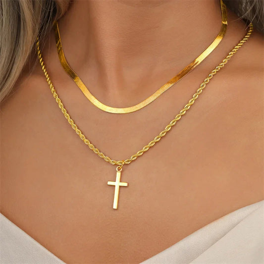 Unisex guldkorshalsband