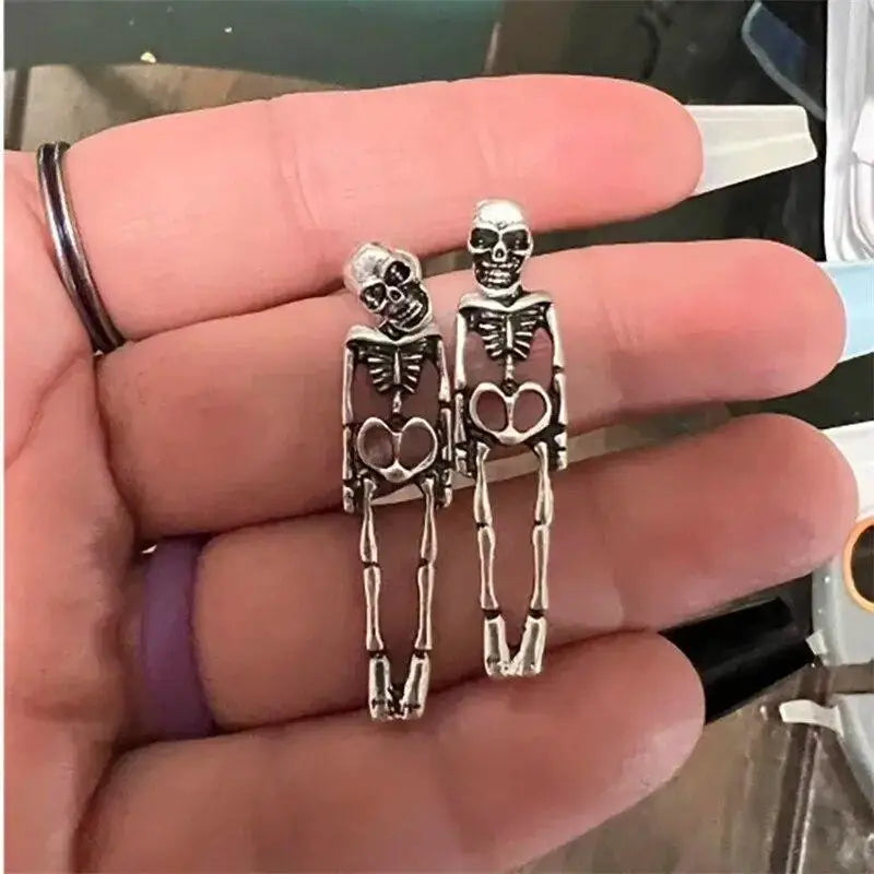 Bergqvist™ | Halloween Skeleton Skull Drop Earrings