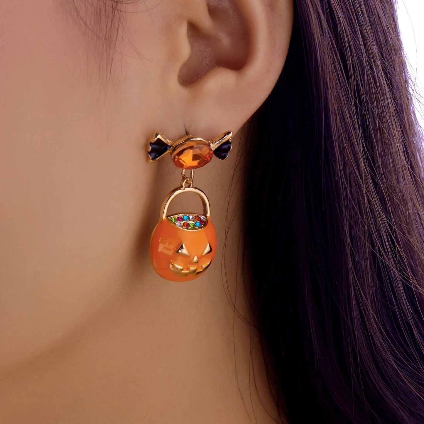 Bergqvist™ | Halloween Pumpkin Candy Earrings