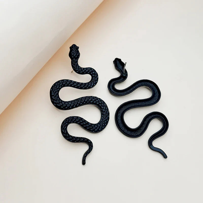 Bergqvist™ | Exaggerated Gold Snake Earrings