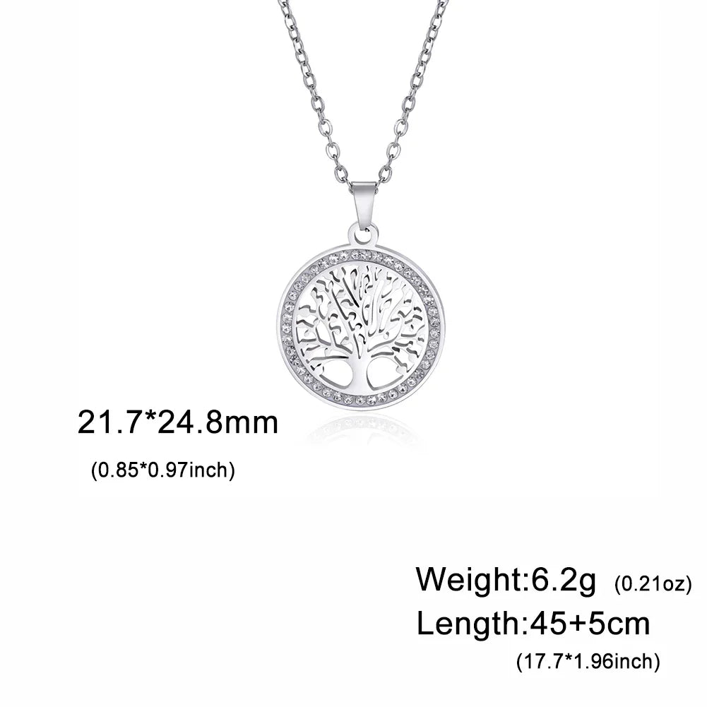 Gyllene Harmoni Livets Träd Halsband