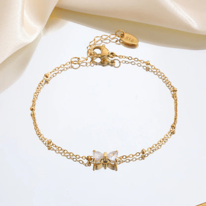 Elegant glittrande kristallarmband