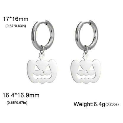 Bergqvist™ | Gold Pumpkin Hoop Earrings