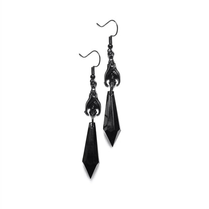 Bergqvist™ | Gothic Red Crystal Drop Earrings