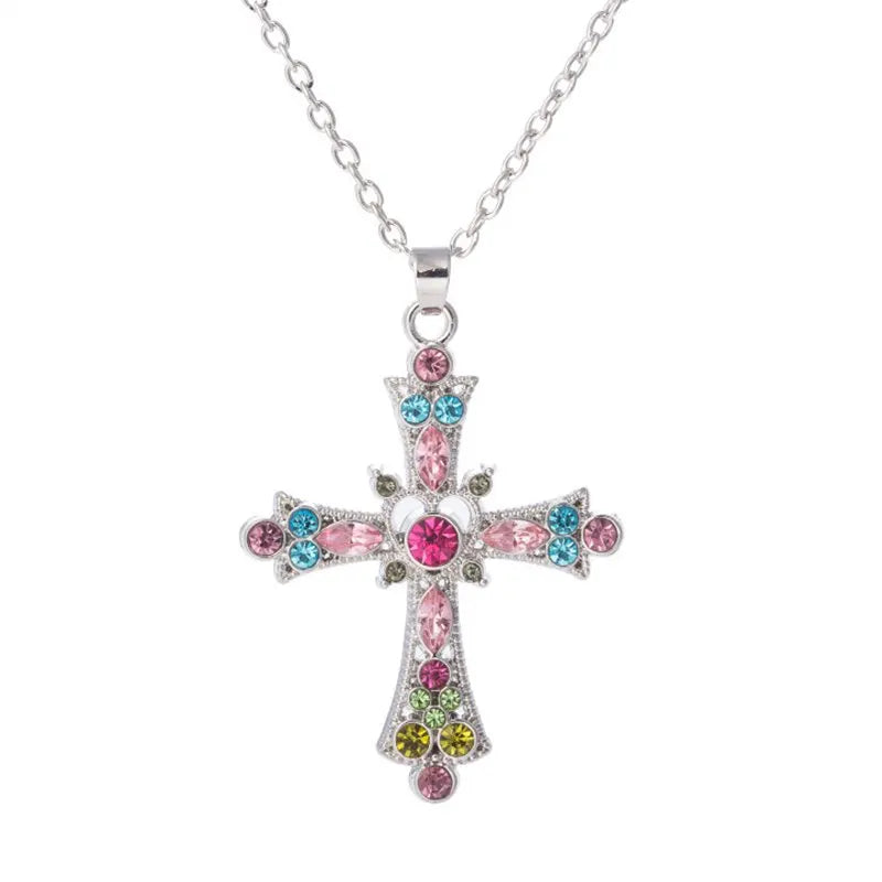 Bergqvist™ | Gothic Large Zircon Cross Pendant Necklace