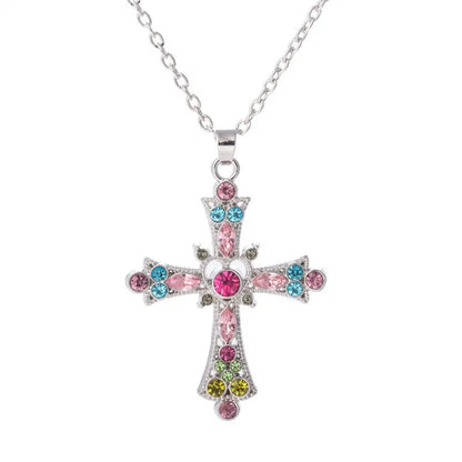 Bergqvist™ | Gothic Large Zircon Cross Pendant Necklace