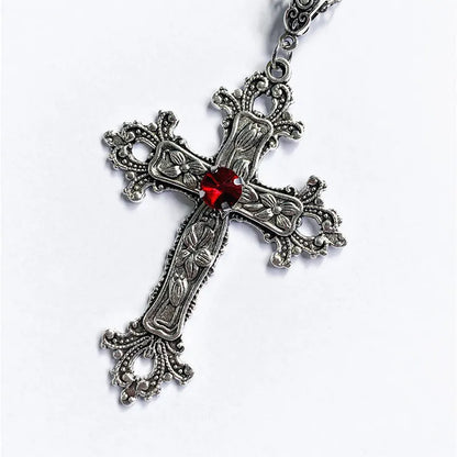 Bergqvist™ | Gothic Large Zircon Cross Pendant Necklace
