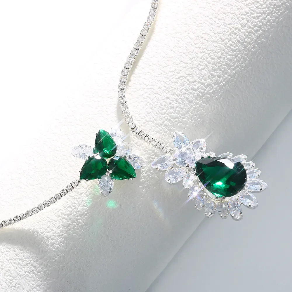 Vintage smaragdhalsband