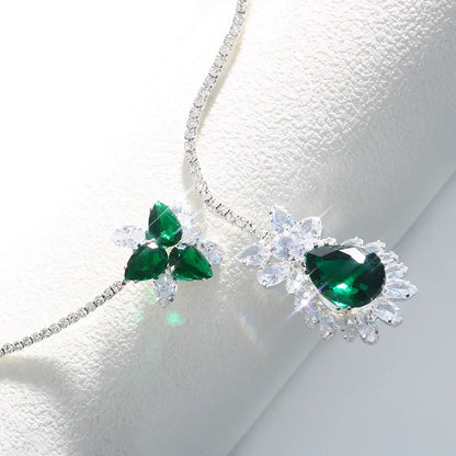 Vintage smaragdhalsband