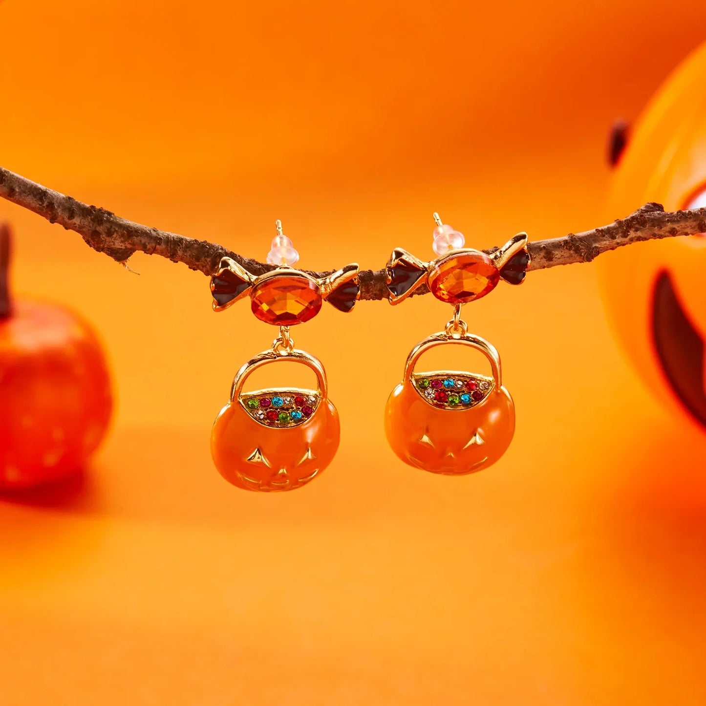 Bergqvist™ | Halloween Pumpkin Candy Earrings