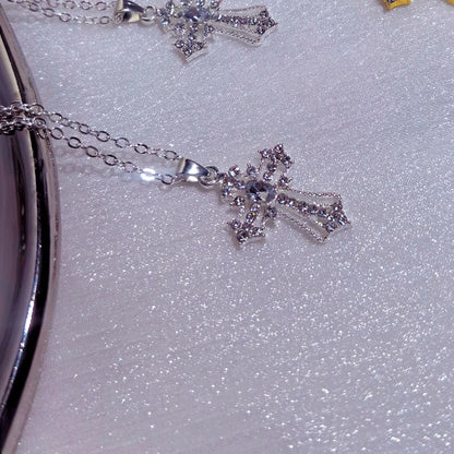 Bergqvist™ | Gothic Large Zircon Cross Pendant Necklace