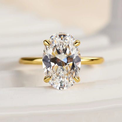 Castelle™ Oval Crystal Commitment Ring