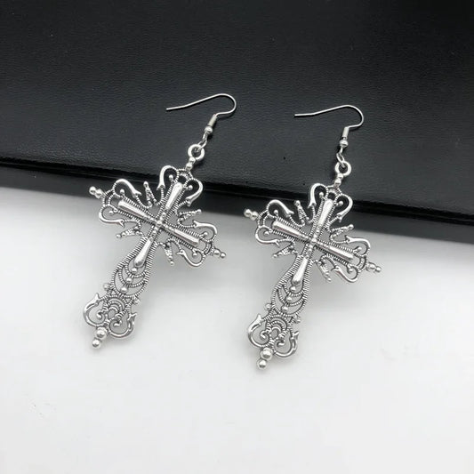 Bergqvist™ | Gothic Cross Dangle Earrings