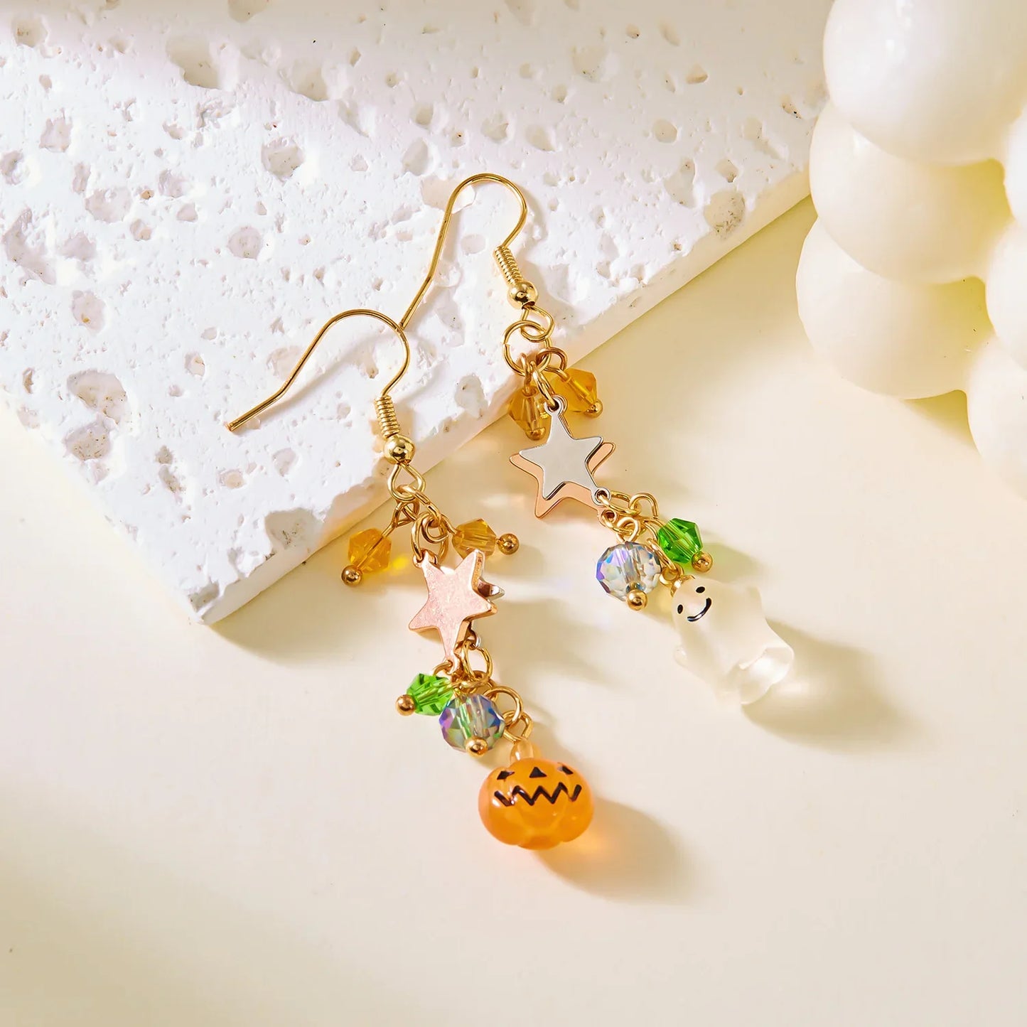Bergqvist™ | Halloween Pumpkin & Ghost Dangle Earrings