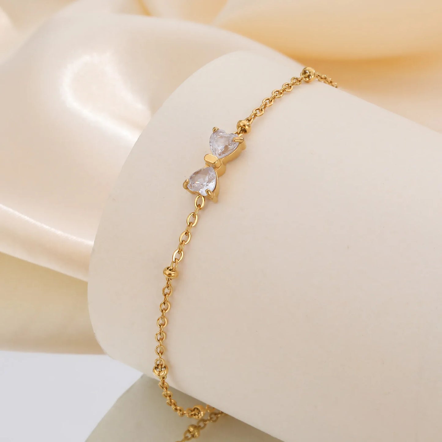 Elegant glittrande kristallarmband