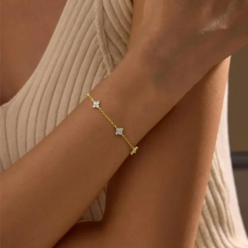 Fjärilskristallarmband