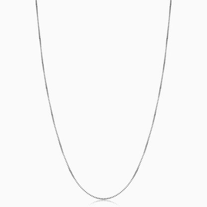 Bodega Box Halsband | Vitt guld