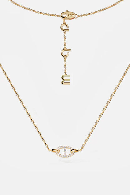 Isla Marina Halsband | Vitt guld