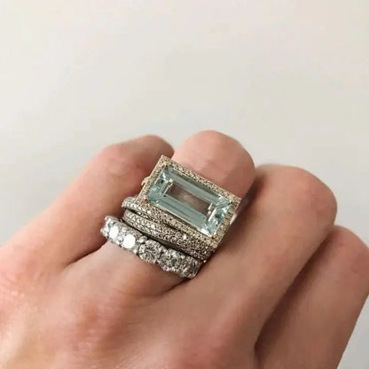 Tidlös vintage silverring med turkos