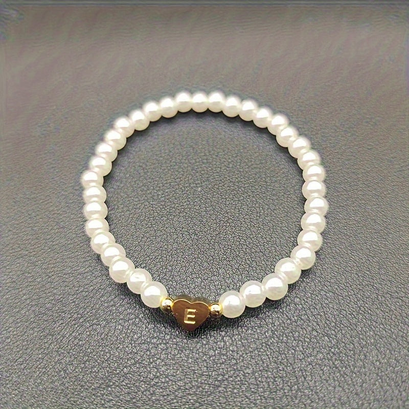 AZ Hjärta Initial Armband 