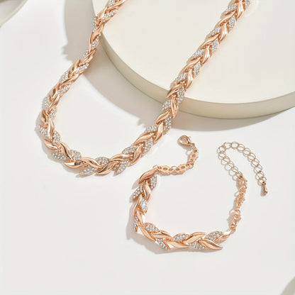 Elegant glas strass fiskstjärtset 