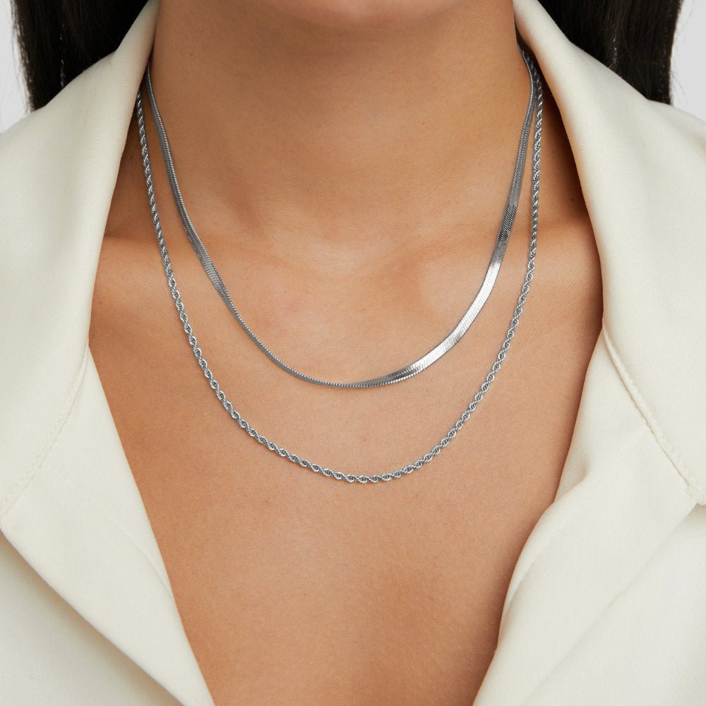 Alexandra Silver Halsband i Lager