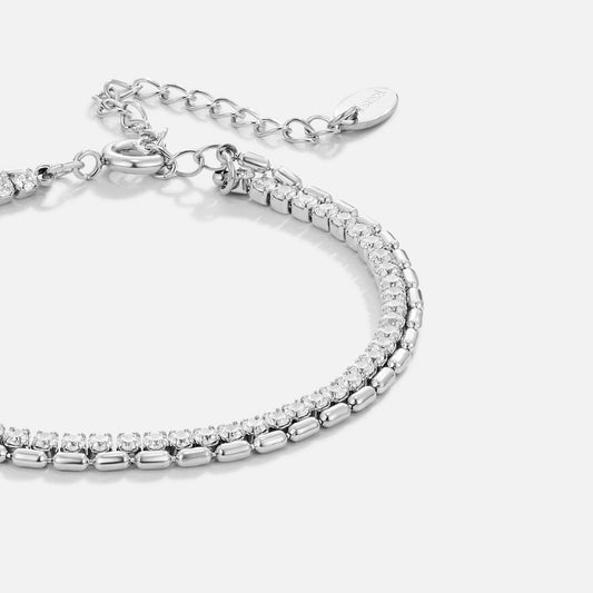 Arelia Kristall Silverarmband