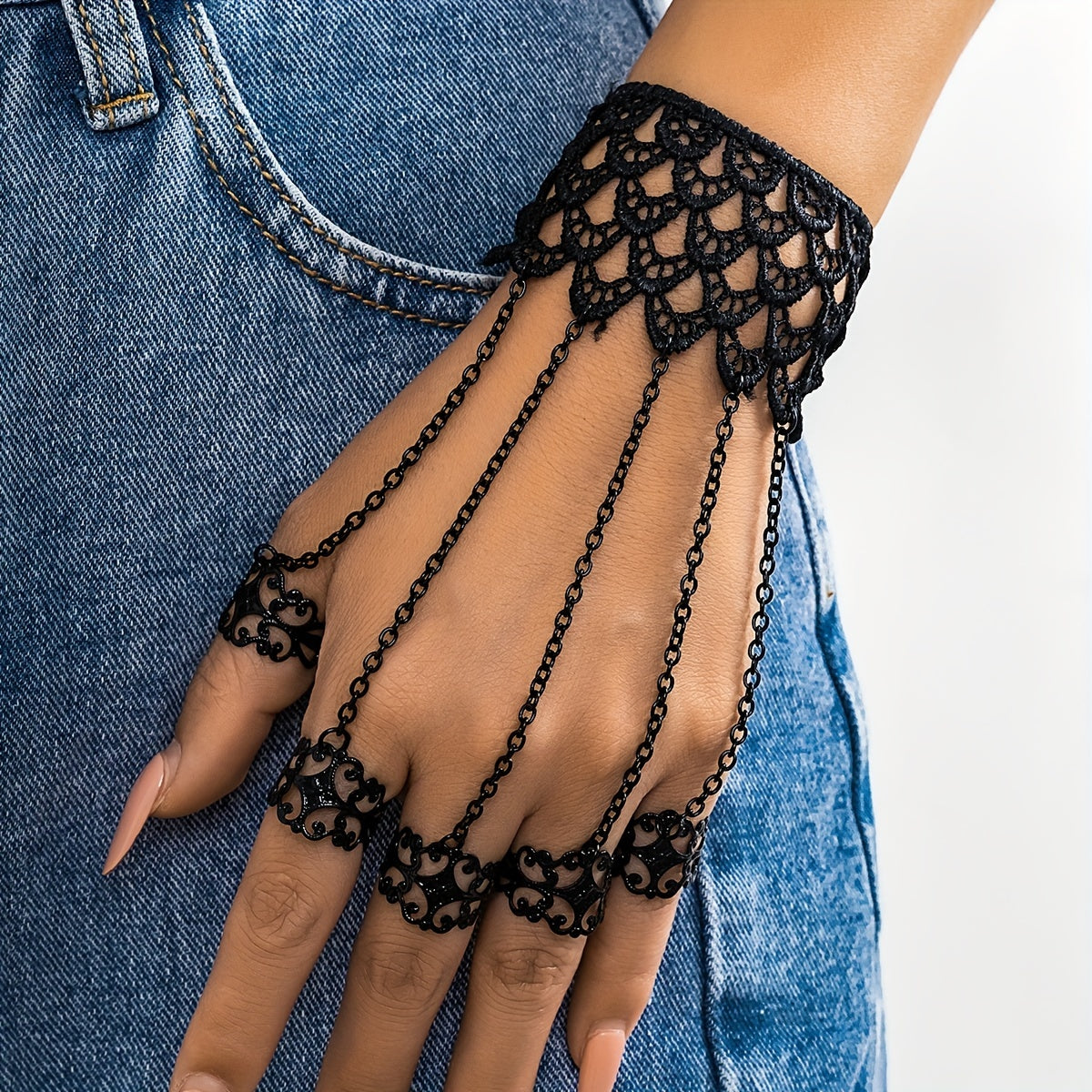 Bergqvist™ | Gothic Lace Ring Bracelet