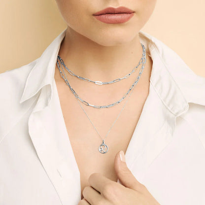 Halsband med stjärntecken | Vitt guld