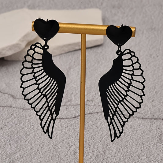 Bergqvist™ | Gothic Black Wing Earrings