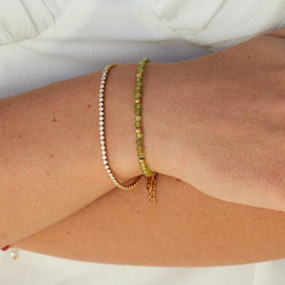 Cordelia Guld Tennisarmband