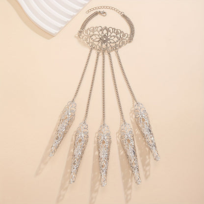 Bergqvist™ | Golden Gothic Lace Hand Bracelet