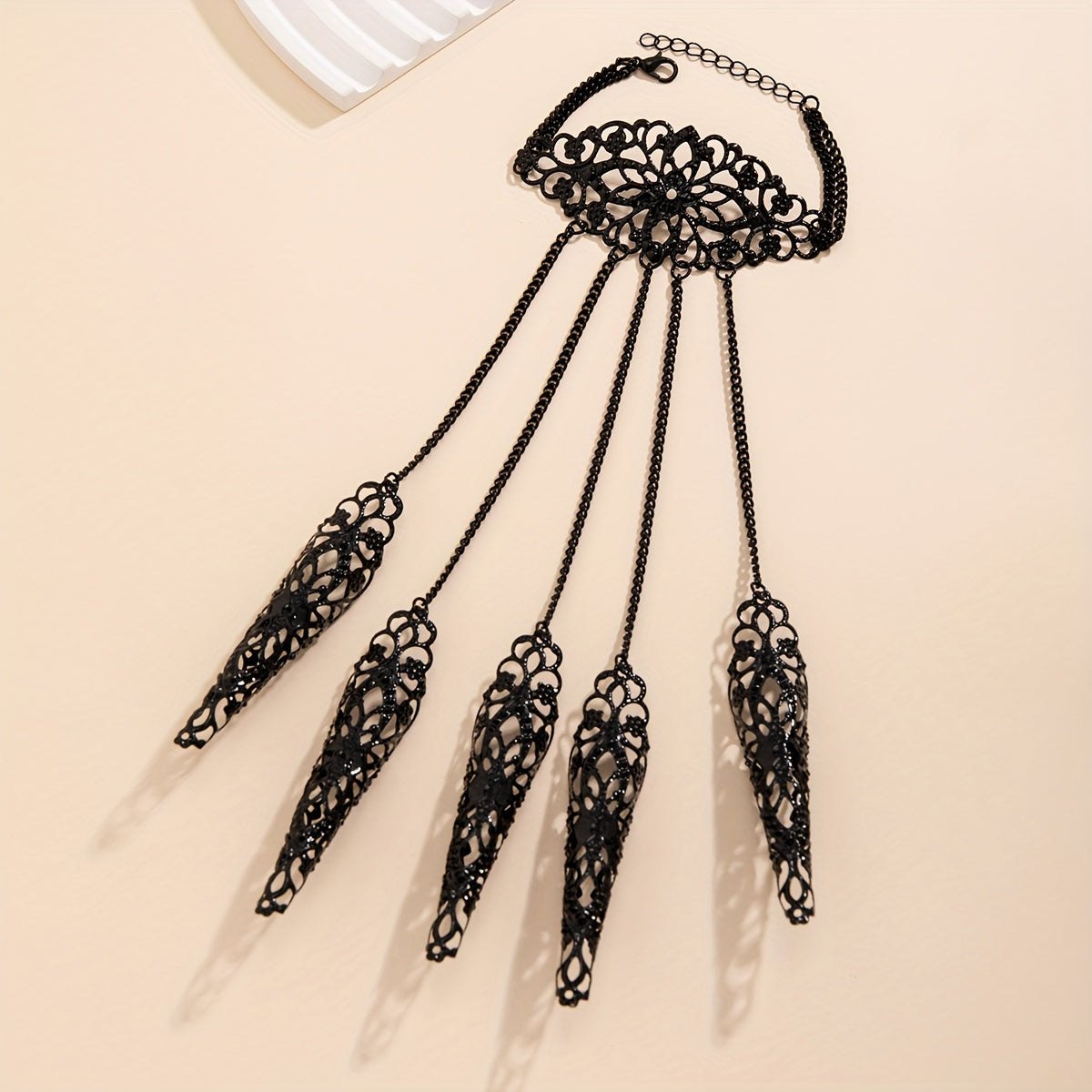 Bergqvist™ | Golden Gothic Lace Hand Bracelet