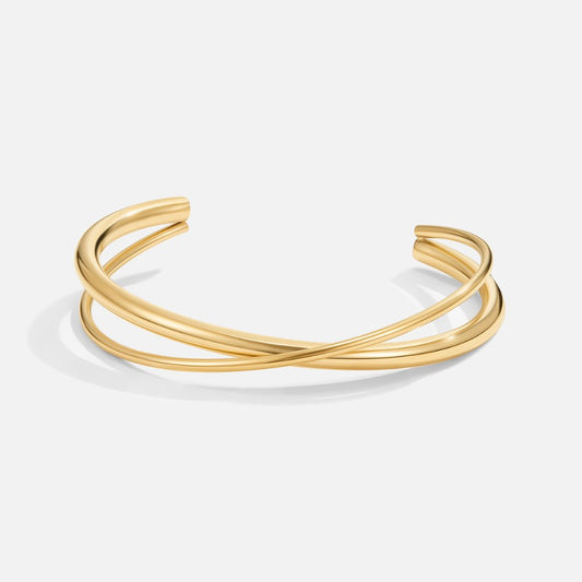 Armband med gyllene twist