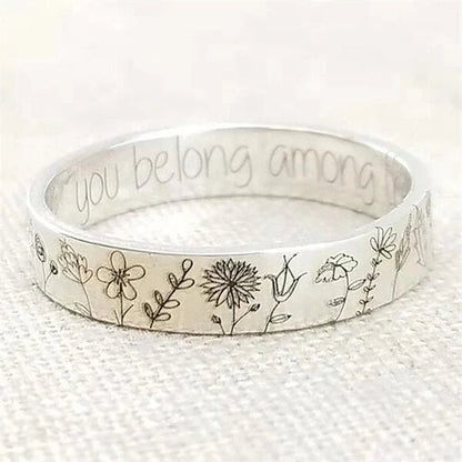 Minimalistisk silverring