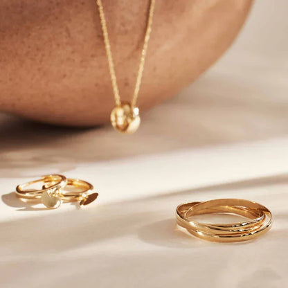 Gyllene Léna Trielle-ring