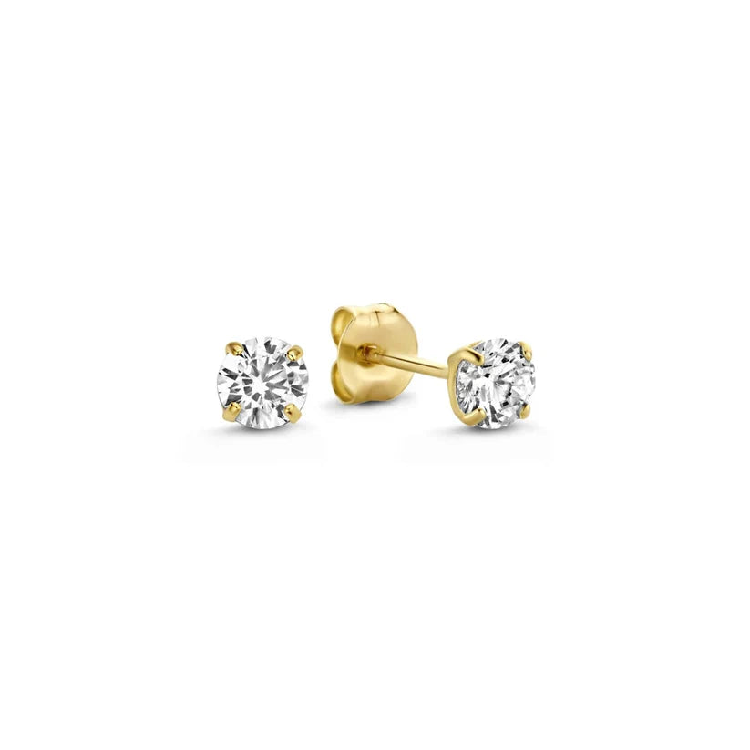 Dara Brillane Stenörhängen Set | Guld