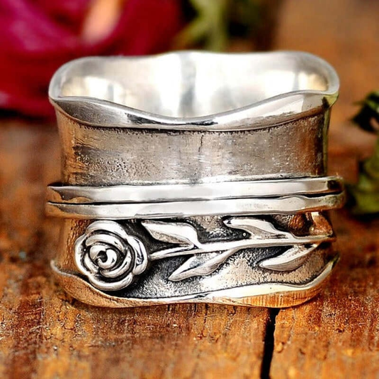Vintage silverblomstring