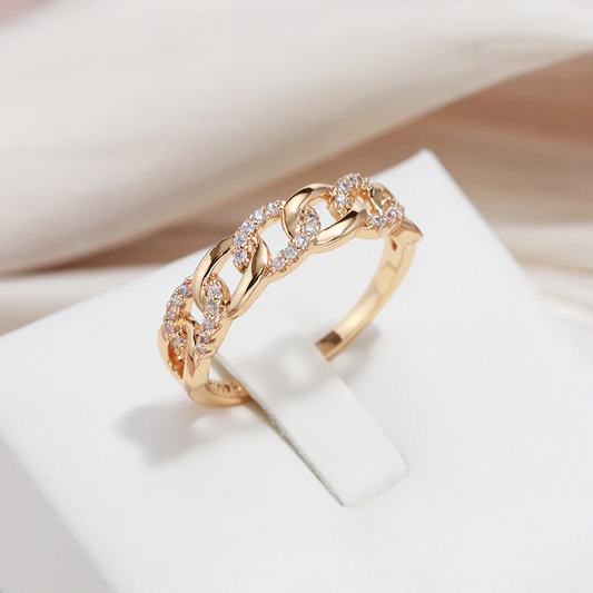Chic guldlänkring