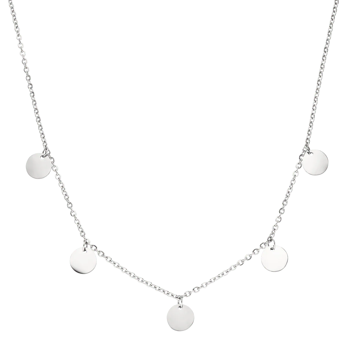 Funky Buddha Halsband | Vitt guld