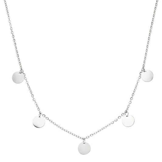 Funky Buddha Halsband | Vitt guld
