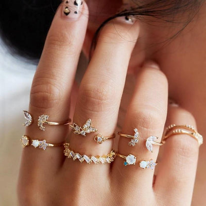 Unikt ringset: 8 till 12 delar